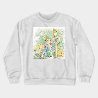 “Peter Rabbit Eats a Carrot” by Beatrix Potter Crewneck Sweatshirt